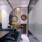 main cabin area for office space _ SINGLE BRICK Studio